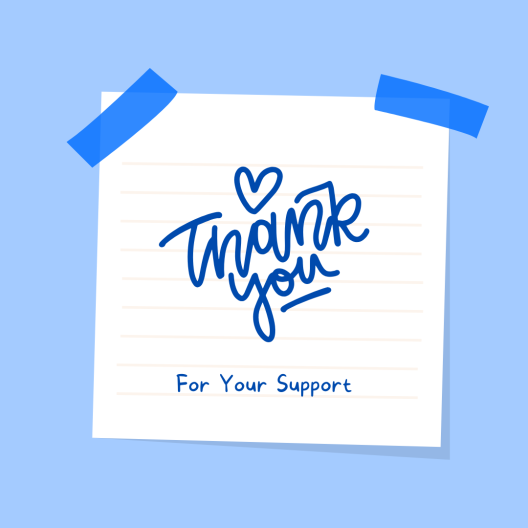 Thank You for your Support